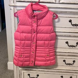 Lilly pulitzer puffer vest. Small.